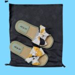 shoe pouch set of 10 black travel bags