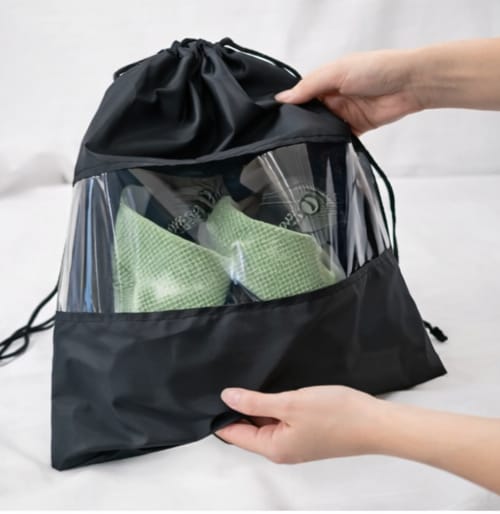 Shoe Pouches Front Transparent Set of 10 pcs