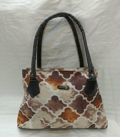 Women's Stylish Printed Shoulder Handbag | Spacious Office & Casual Tote Bag | Durable PU Leather Handles | DAMLI Brand